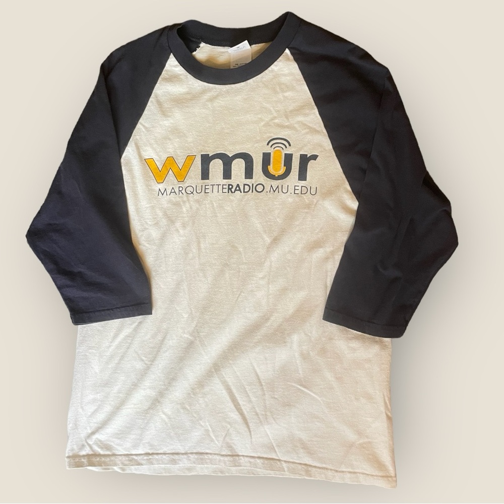 Marquette Radio Vintage Baseball Tee